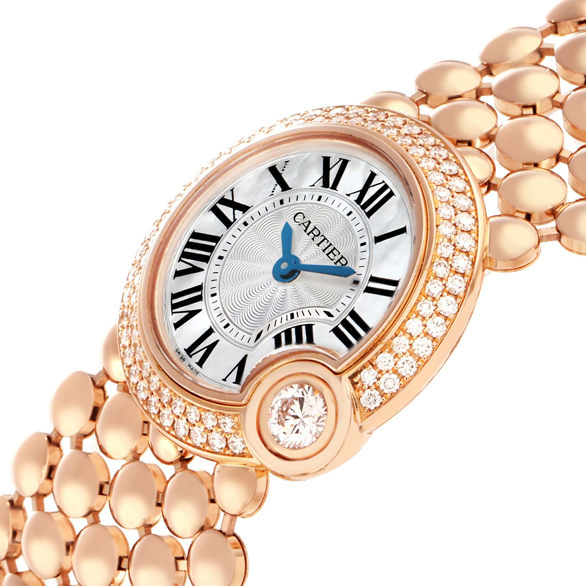 CARTIER WE902057 BALLON BLANC DE CARTIER 24mm PINK GOLD BRAND NEW