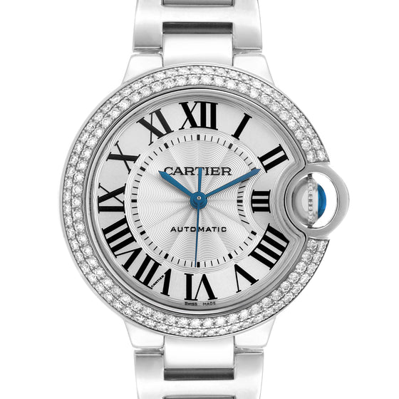CARTIER WE902035 BALLON BLUE DE 33mm WHITE GOLD BRAND NEW