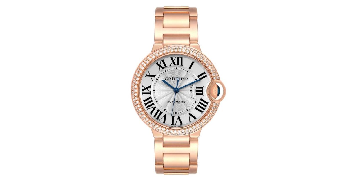CARTIER WE9005Z3 BALLON BLUE DE 36mm PINK GOLD BRAND NEW