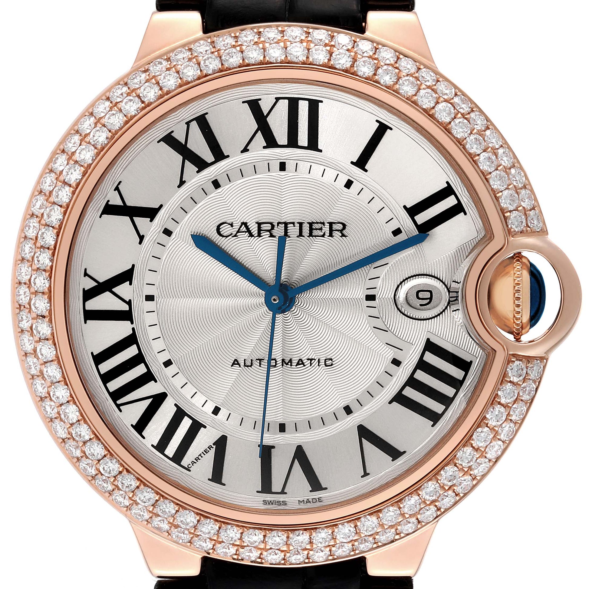 CARTIER WE900851 BALLON BLUE DE 42mm PINK GOLD BRAND NEW