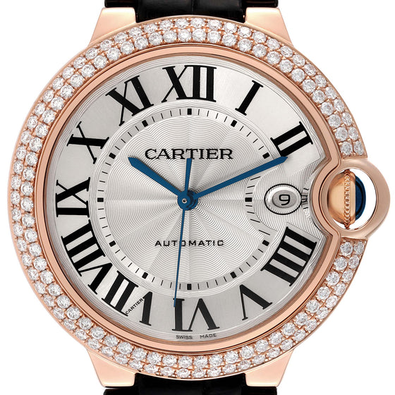 CARTIER WE900851 BALLON BLUE DE 42mm PINK GOLD BRAND NEW