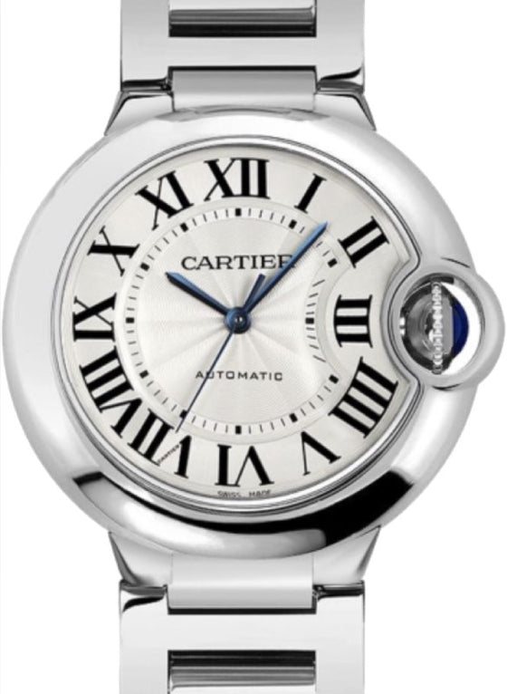 Cartier Ballon Bleu de Cartier Steel 36mm Silver Dial WSBB0048 - BRAND NEW