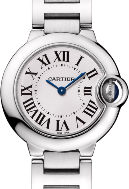 Cartier Ballon Bleu De Cartier 28mm Quartz Stainless Steel Silver Dial W69010Z4 - BRAND NEW