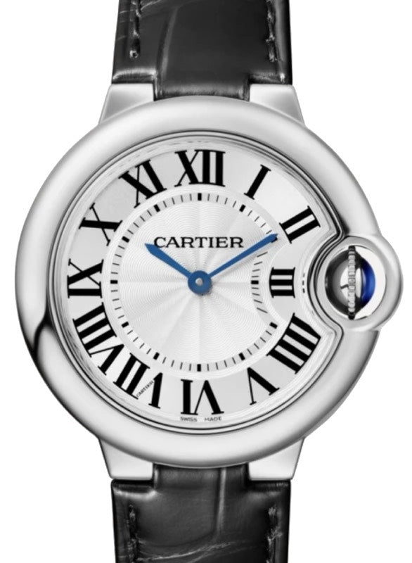 Cartier Ballon Bleu de Cartier 33mm Quartz Steel Silver Dial WSBB0034 - BRAND NEW