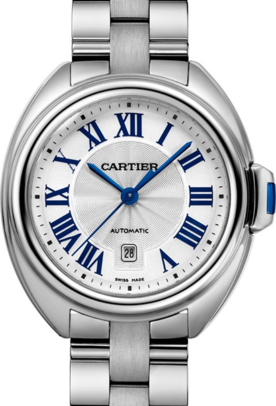 Cartier Cle de Cartier Women's Watch Automatic Stainless Steel 31mm Silver Dial Steel Bracelet WSCL0005 - BRAND NEW