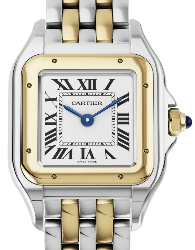 Cartier Panthere de Cartier Small Quartz Stainless Steel/Yellow Gold Silver Dial W2PN0006 - BRAND NEW