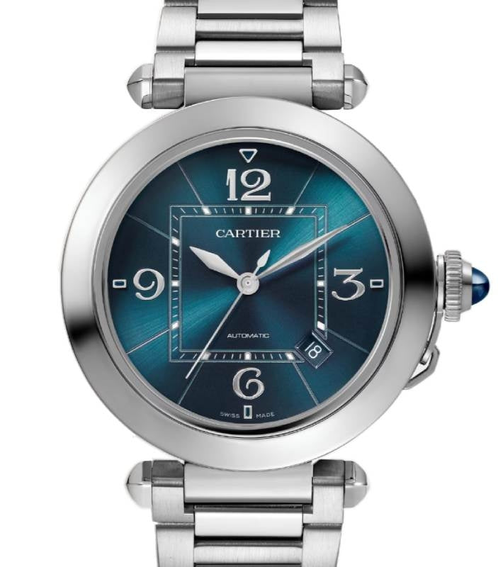 Cartier Pasha De Cartier Steel 41mm Blue Dial WSPA0038 - BRAND NEW