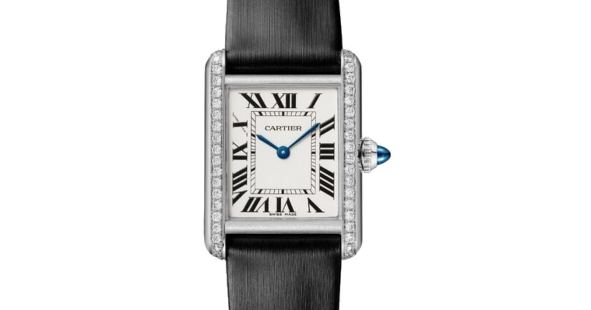 Cartier Tank Must Small Quartz Steel Diamond Bezel Silver Dial W4TA0031