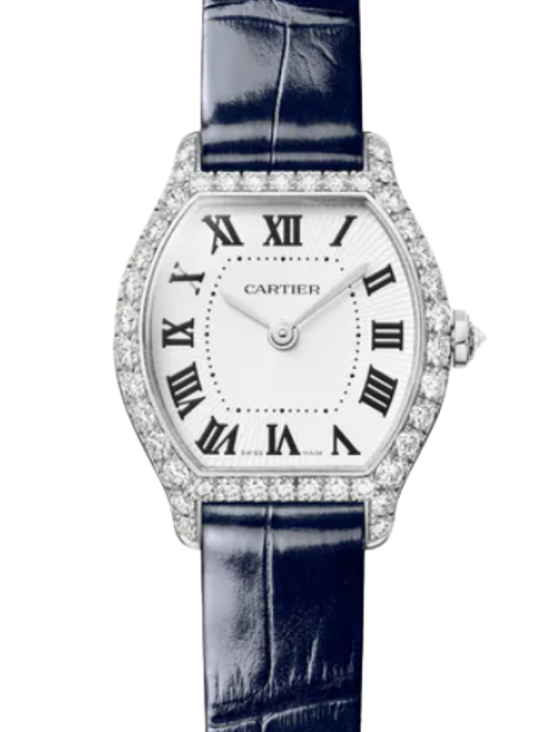 Cartier Tortue Mini White Gold Diamond Paved WJTO0013