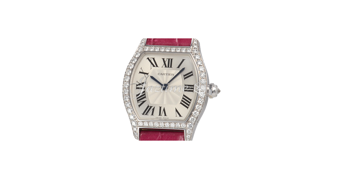CARTIER WA501007 TORTUE 18K WHITE GOLD, DIAMONDS BRAND NEW