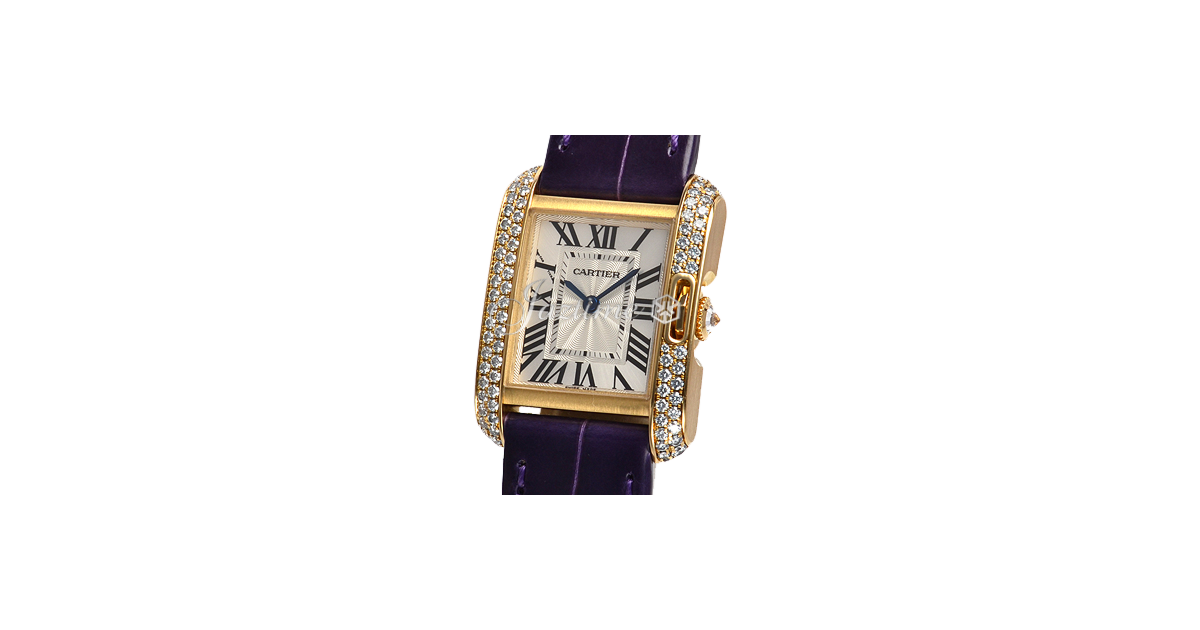 CARTIER WT100014 TANK ANGLAISE 18K YELLOW GOLD, DIAMONDS BRAND NEW