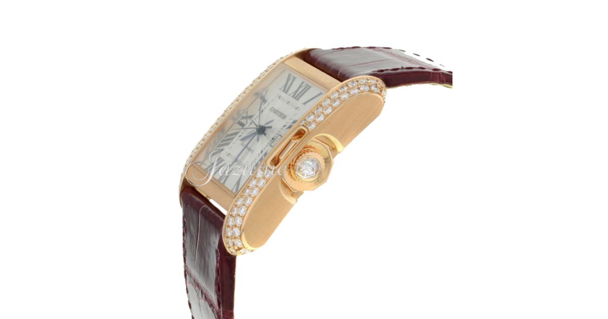 CARTIER WT100016 TANK ANGLAISE 18K PINK GOLD, DIAMONDS - BRAND NEW