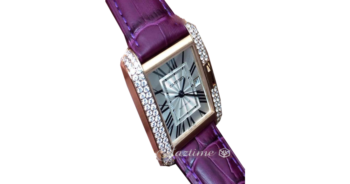 CARTIER WT100017 TANK ANGLAISE 18K YELLOW GOLD, DIAMONDS - BRAND NEW