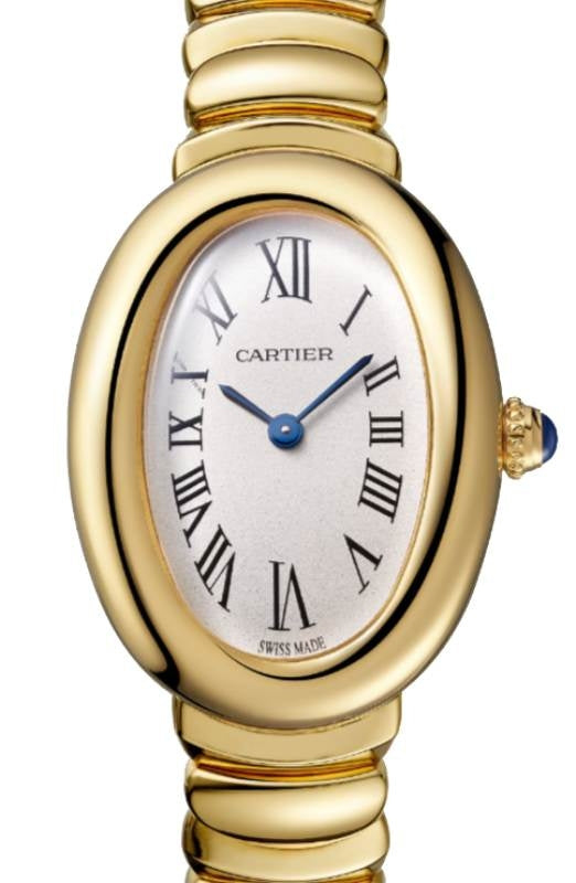 Cartier Baignoire Small Quartz Yellow Gold Silver Dial WGBA0013 - BRAND NEW