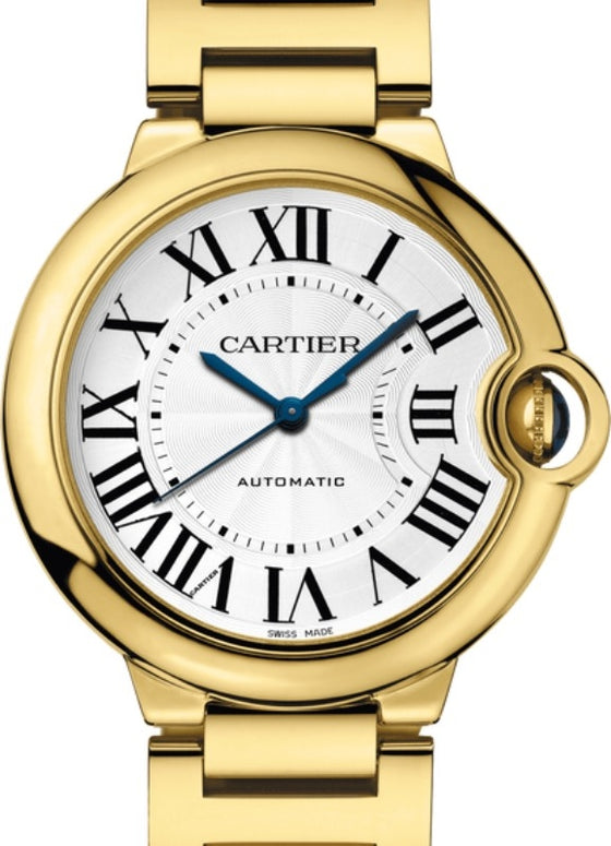 Cartier Ballon Bleu de Cartier Yellow Gold 36mm Silver Dial WGBB0046 - BRAND NEW