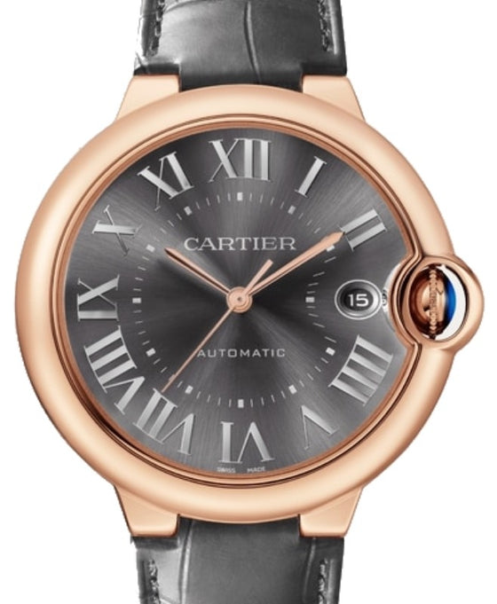 Cartier Ballon Bleu de Cartier 40mm Rose Gold Dark Grey Dial WGBB0050