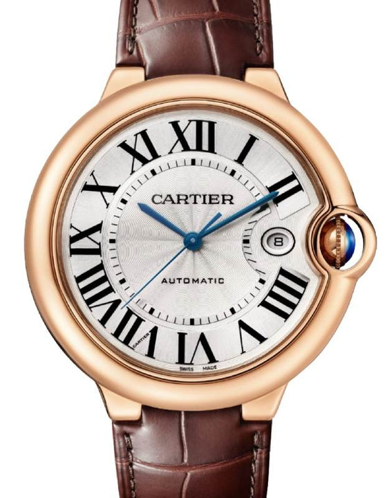 Cartier Ballon Bleu de Cartier Rose Gold 42mm Silver Dial WGBB0030