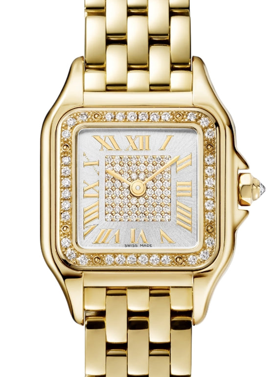 Panthere de Cartier Small Quartz Yellow Gold Diamond Bezel & Dial WJPN0042