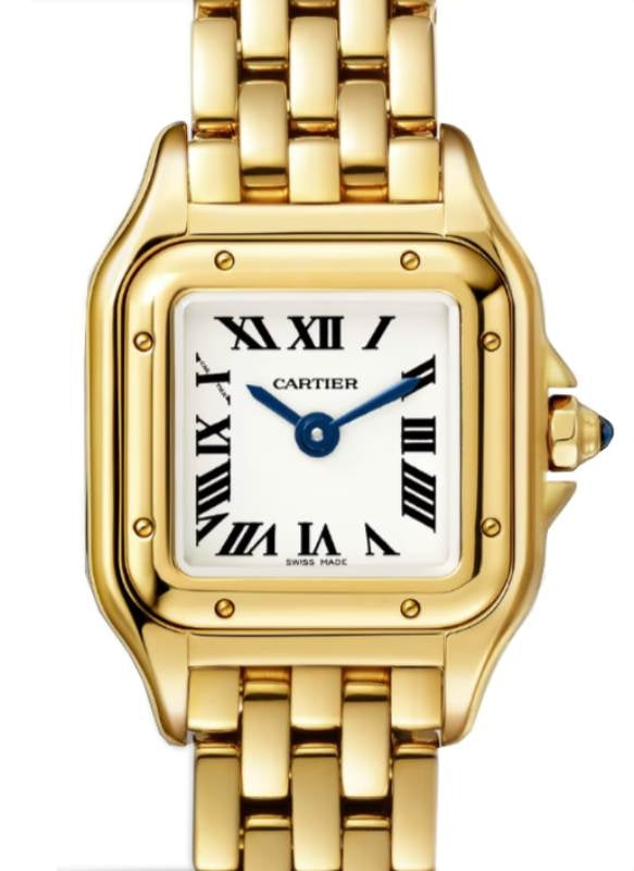 Panthere de Cartier Mini Quartz Yellow Gold Silver Dial WGPN0048