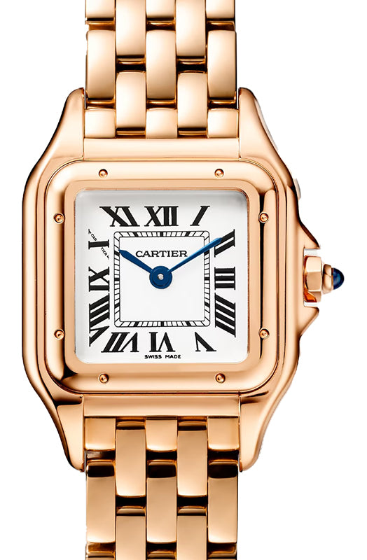 Cartier Panthere de Cartier Small Quartz Rose Gold Silver Dial WGPN0049
