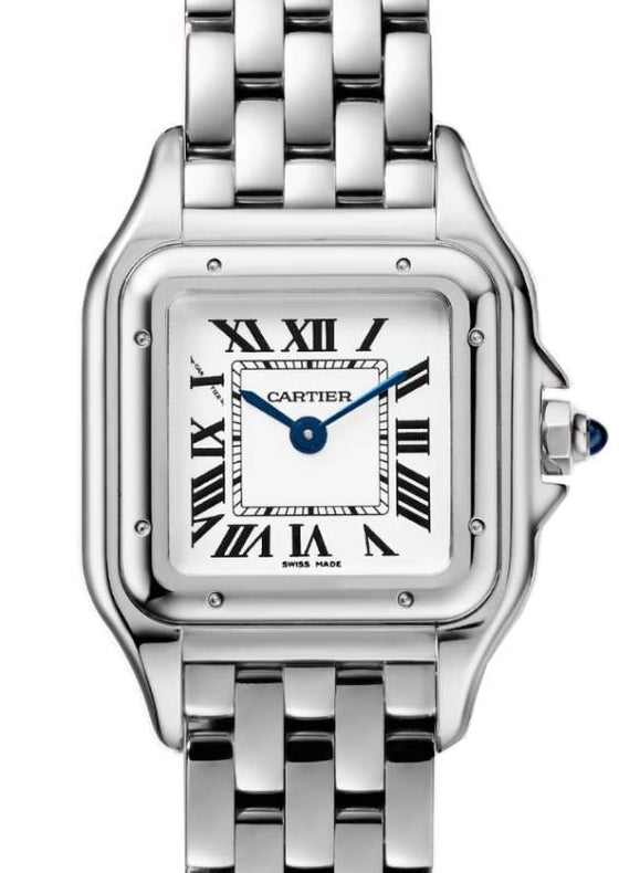 Panthere de Cartier Small Quartz Steel Silver Dial WSPN0013