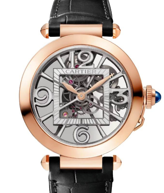 Cartier Pasha De Cartier Rose Gold 41mm Skeleton Dial WHPA0018 - BRAND NEW