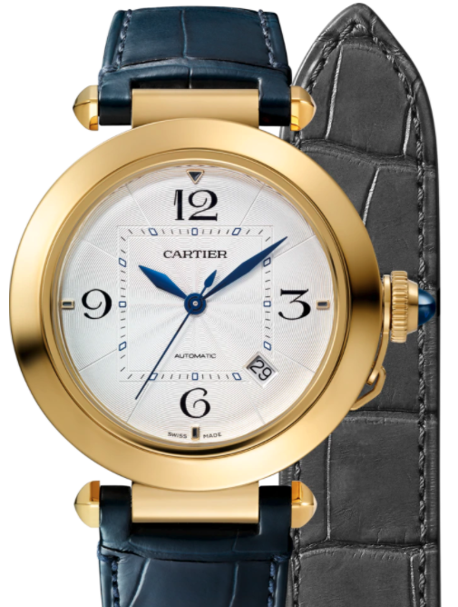 Cartier Pasha De Cartier Yellow Gold 41mm Silver Dial WGPA0007 - BRAND NEW