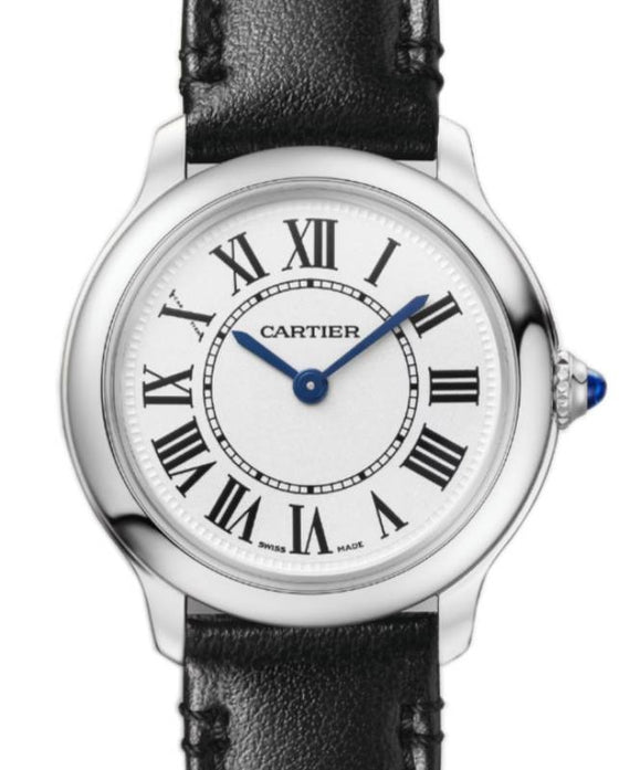 Cartier Ronde Must de Cartier Quartz 29 Stainless Steel Silver Dial WSRN0030 - BRAND NEW