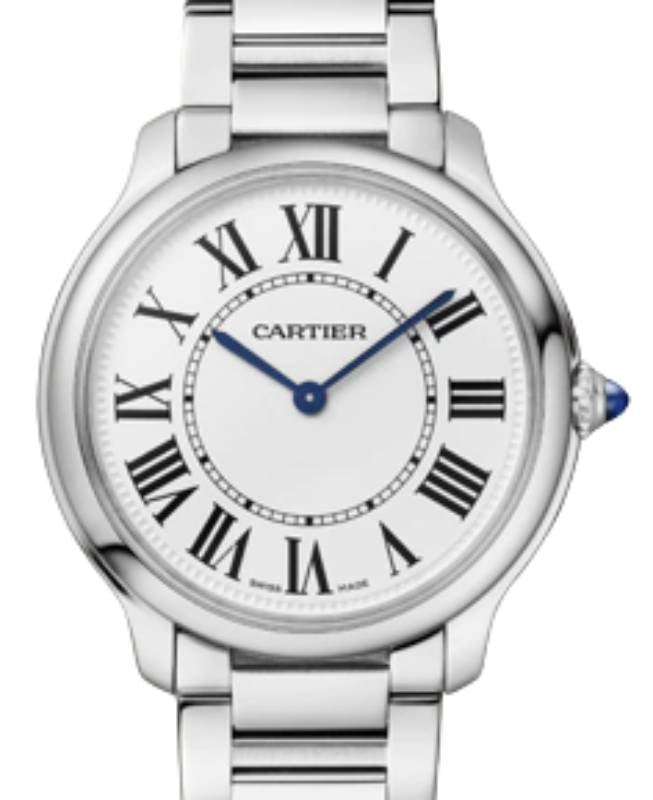 Cartier Ronde Must de Cartier Quartz 36mm Stainless Steel Silver Dial WSRN0034 - BRAND NEW