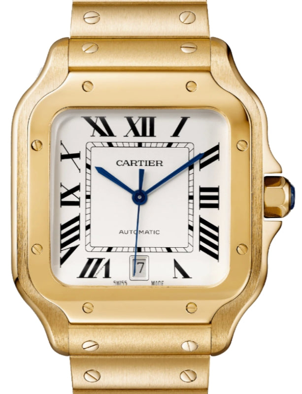Santos De Cartier Large Yellow Gold WGSA0029