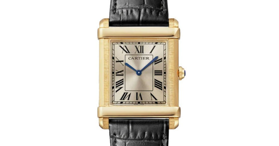 Cartier Tank Chinoise "100th Anniversary" Large Yellow Gold Golden Sunray Dial WGTA0088
