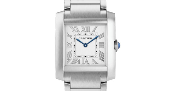 Cartier Tank Francaise Medium Quartz Steel Silver Dial WSTA0105 (WSTA0074)