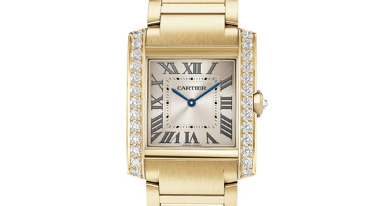 Cartier Tank Francaise Medium Quartz Yellow Gold/Diamonds Golden Dial WJTA0061 (WJTA0040)
