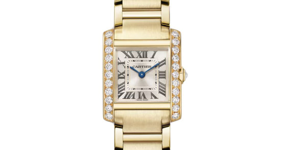 Cartier Tank Francaise Small Quartz Yellow Gold/Diamonds WJTA0062