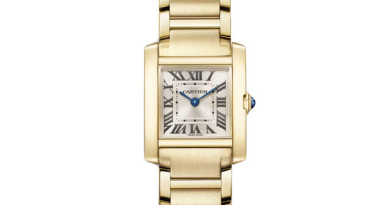 Cartier Tank Francaise Small Quartz Yellow Gold WGTA0344