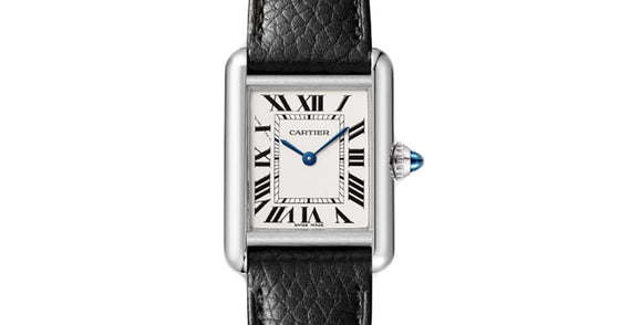 Cartier Tank Must Small Quartz Steel Silver Dial Leather Strap WSTA0110