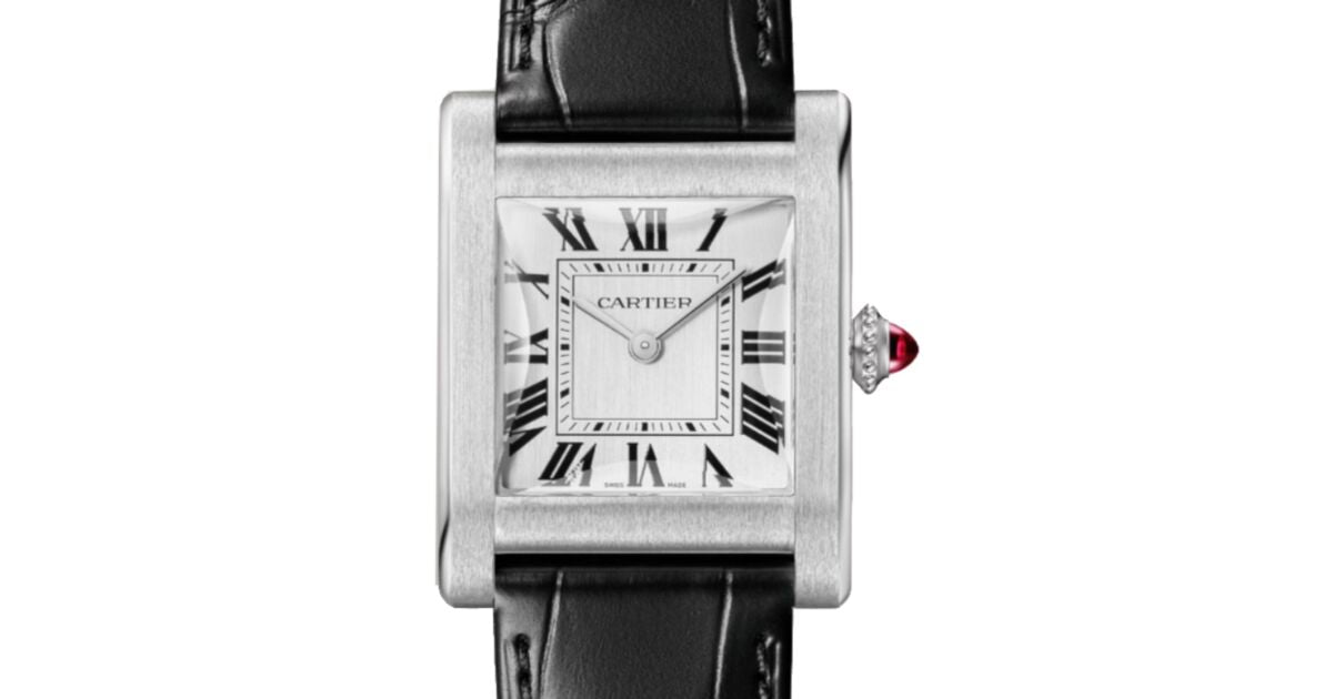Cartier Tank Normale Large Platinum Silver Dial Alligator Leather Strap WGTA0109 - BRAND NEW
