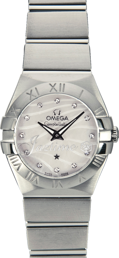 Omega 123.10.24.60.55.003 Constellation Quartz 24mm Steel BRAND NEW