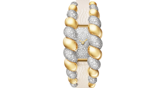 Cartier Tressage Quartz 18K Yellow Gold Brilliant-Cut Diamonds Dial HPI01690 - BRAND NEW