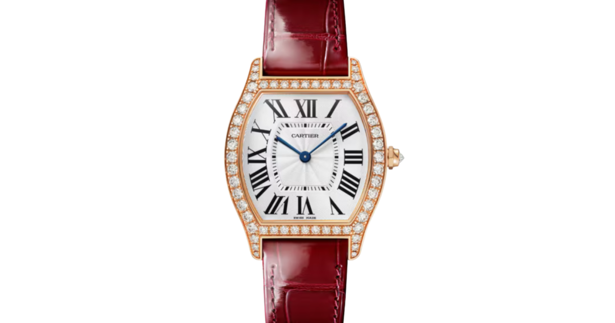 Cartier Tortue Medium Rose Gold Diamond Paved WJTO0009