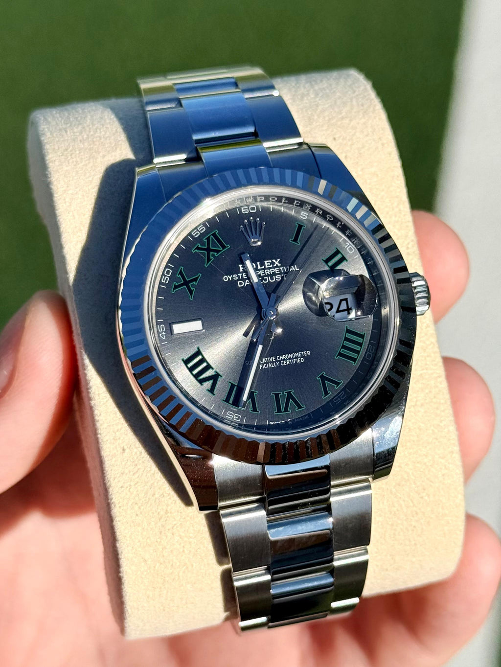 Rolex Datejust 41 Wimbledon Ref. 126334 Stainless Steel - 2025 Unworn