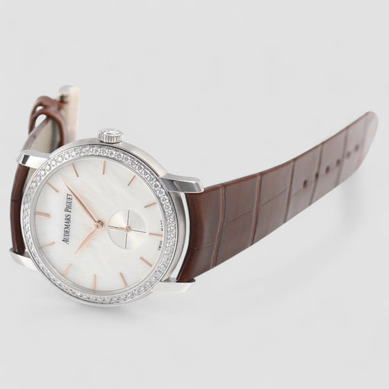 Audemars Piguet Jules Audemars Small Seconds 40 mm 77240BC.ZZ.A808CR.01 White Gold/Diamonds Analog