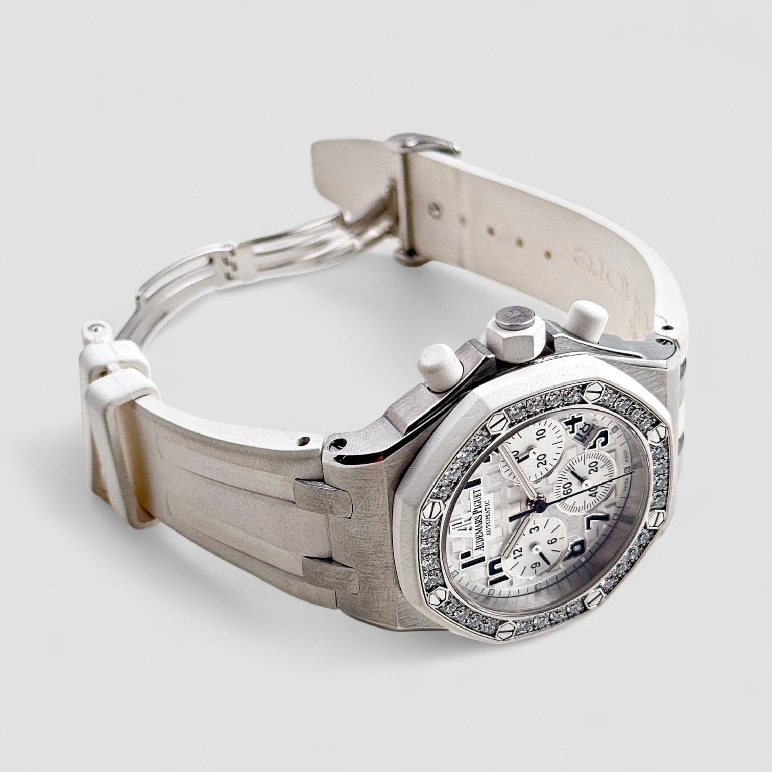 Audemars Piguet Ladies Royal Oak Offshore 37 mm 26048SK.ZZ.D010CA.01 Steel White
