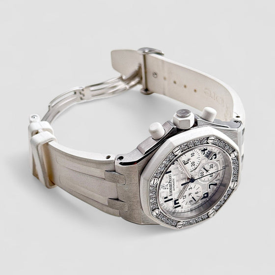 Audemars Piguet Ladies Royal Oak Offshore 37 mm 26048SK.ZZ.D010CA.01 Steel White