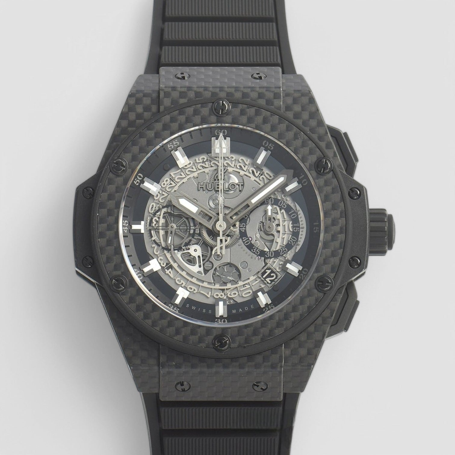 Hublot King Power Unico All Carbon Fiber 701.QX.0140.RX Men's 48mm BRAND NEW