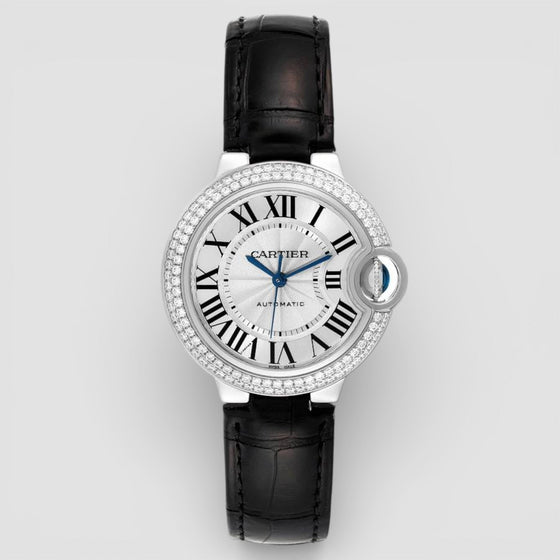CARTIER WE902067 BALLON BLUE DE 33mm WHITE GOLD BRAND NEW