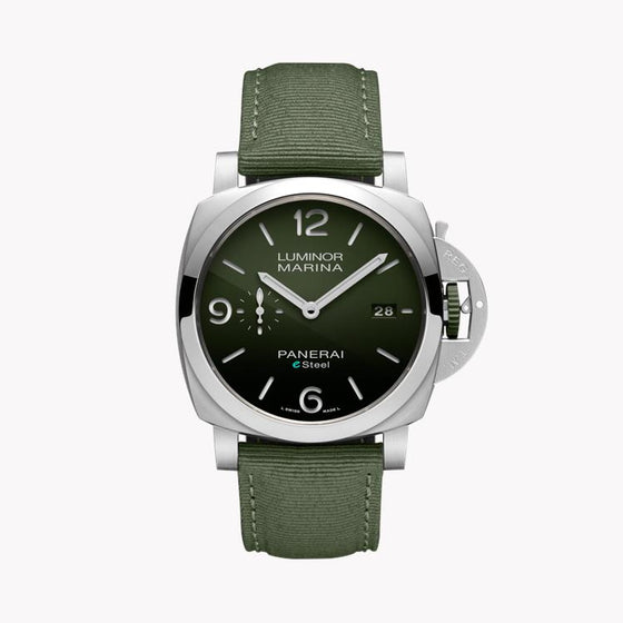 Panerai Luminor Marina Verde Smeraldo Steel 44mm Green Dial PAM01356