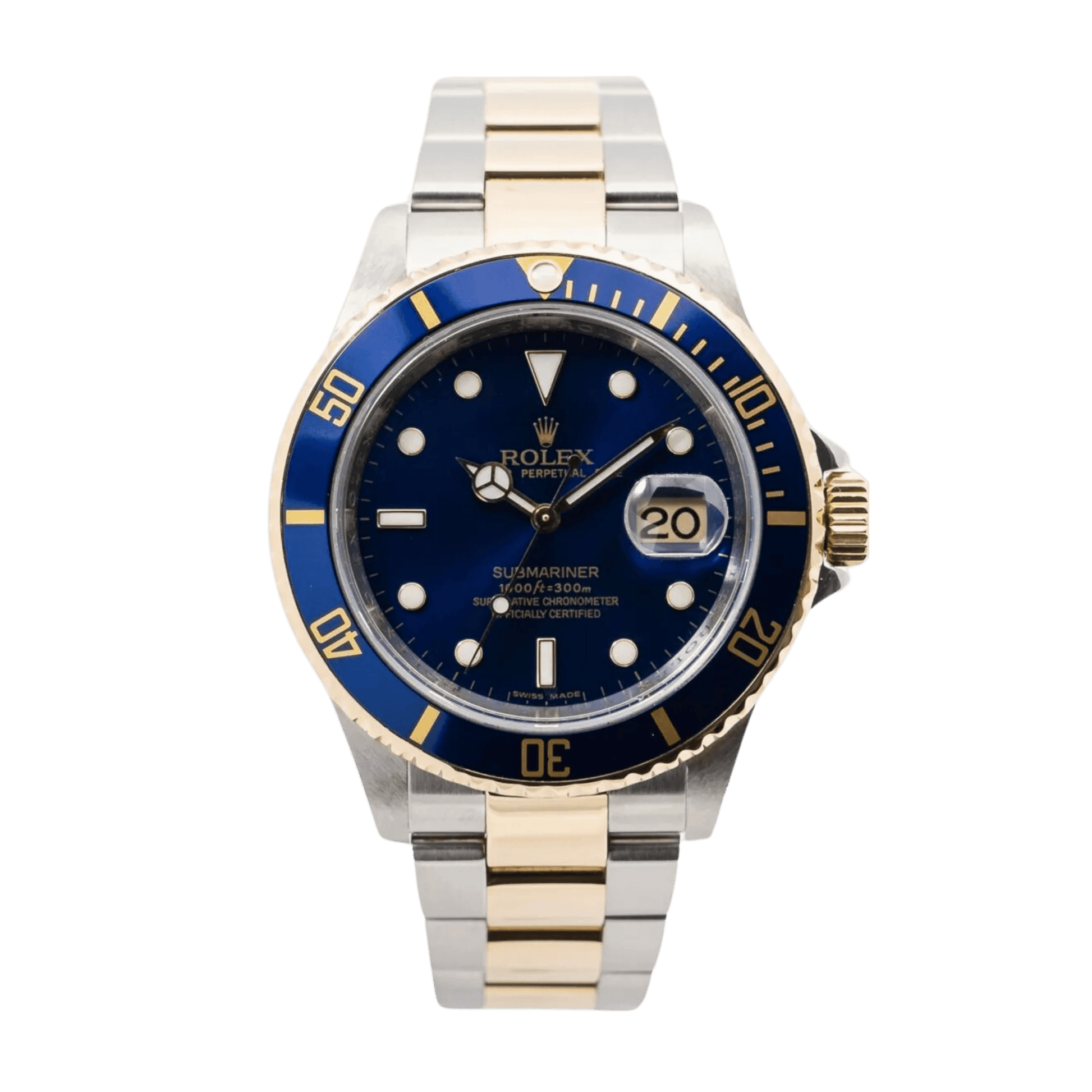 Rolex Submariner 40 mm 16613BLUF3 Steel/Yellow Gold Blue