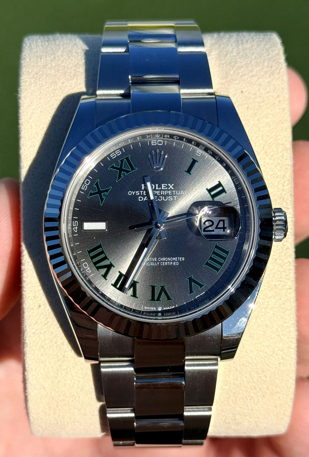 Rolex Datejust 41 Wimbledon Ref. 126334 Stainless Steel - 2025 Unworn