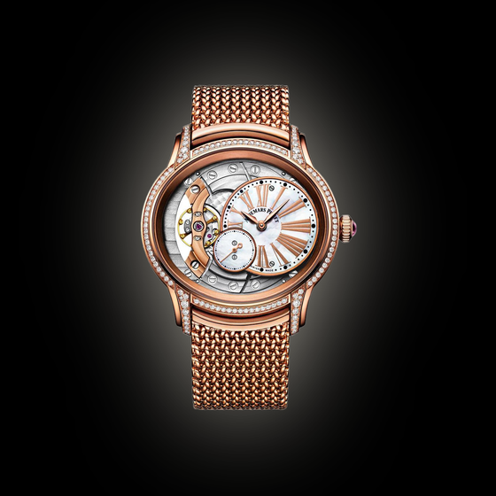 Audemars Piguet Millenary Hand-Wound 39.5 mm 77247OR.ZZ.1272OR.01 Rose Gold/Diamonds Analog